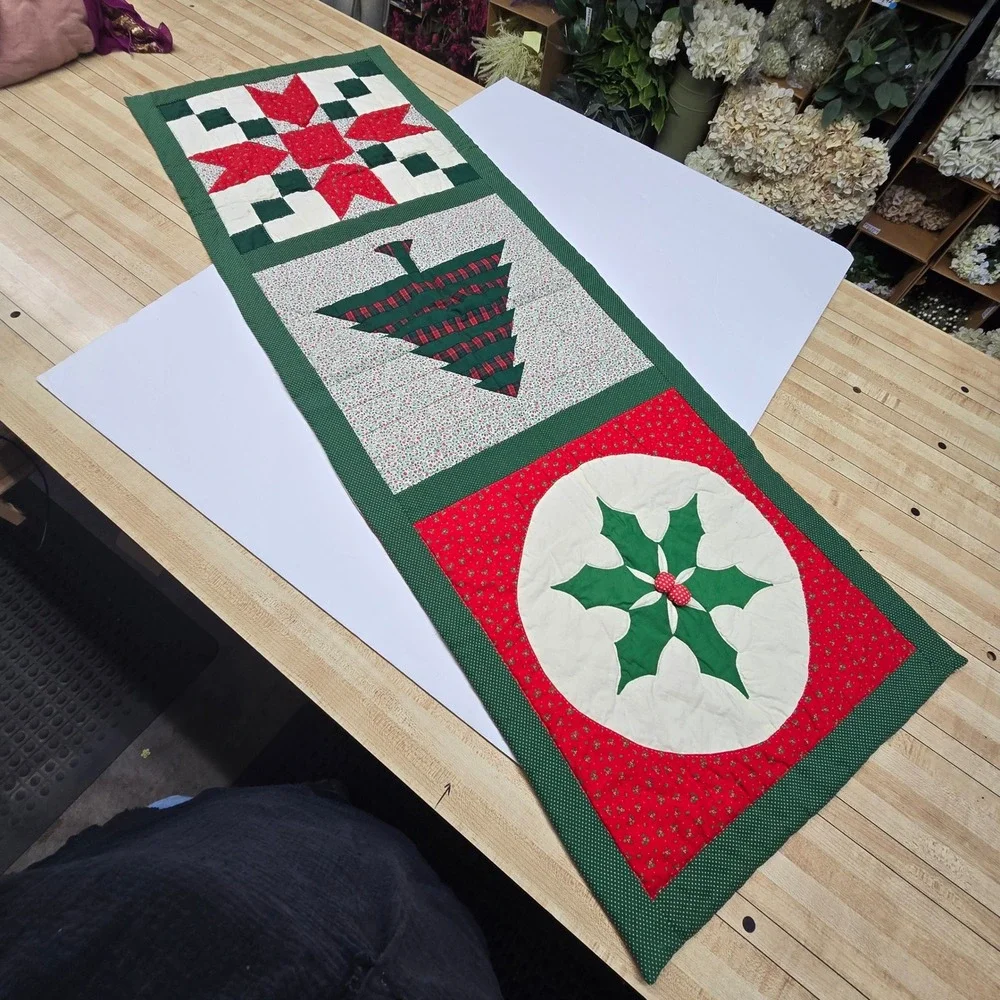 Handmade quilted christmas